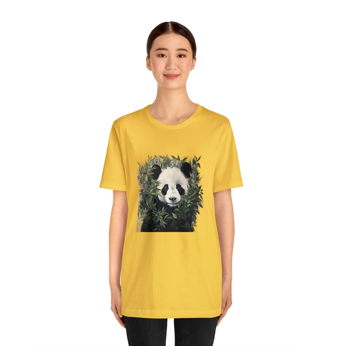 Panda Print Short Sleeve Tee