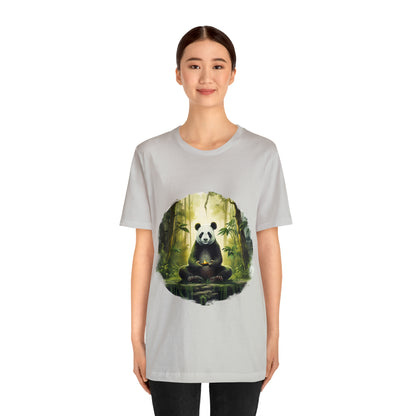 Panda Print Yoga Tee