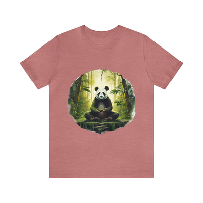 Panda Print Yoga Tee