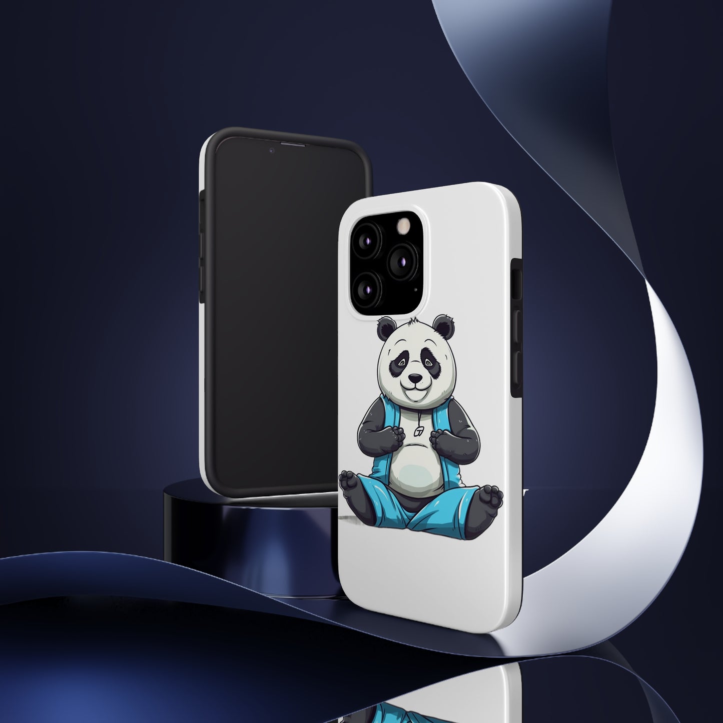 Fitness Panda Doing Yoga - Tough Phone Cases