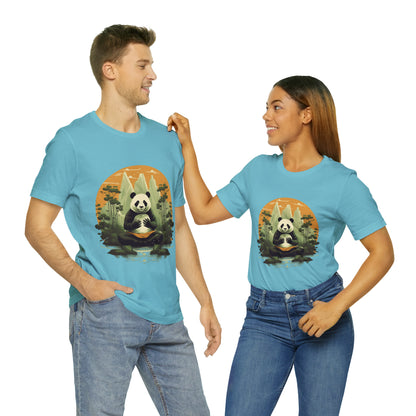 Panda Poses: The Unisex Jersey Short Sleeve Tee