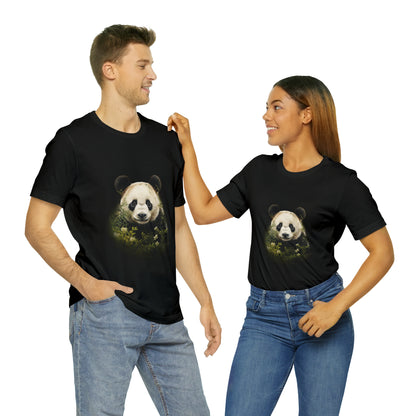 Panda Print Tee with Artistic Touch