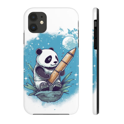 Panda in Space Phone Case