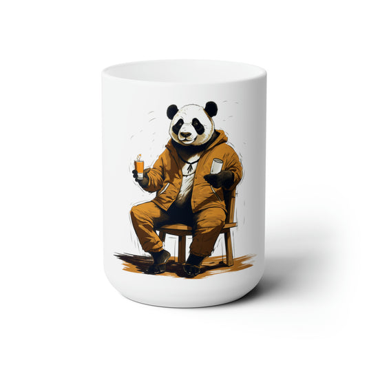 Panda Talk: The Bamboo-Themed Talk Show Mug!