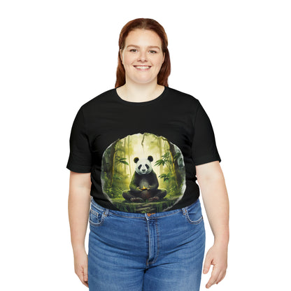 Panda Print Yoga Tee