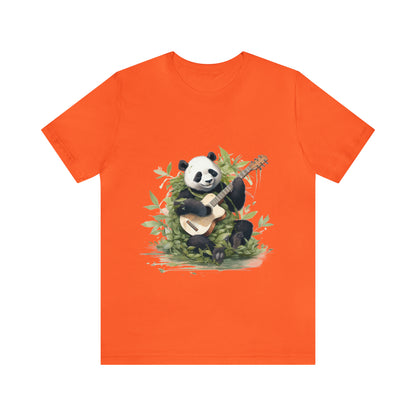 Panda Serenade: A Unisex Jersey Short Sleeve Tee