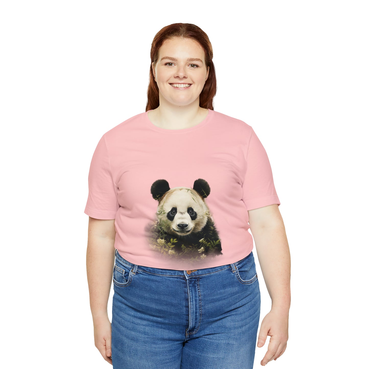 Panda Print Tee with Artistic Touch