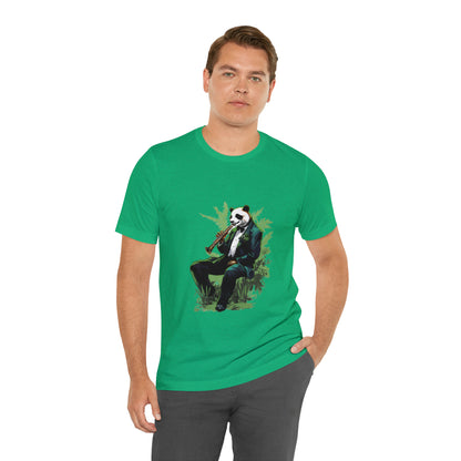 Panda Sax Unisex Jersey Tee