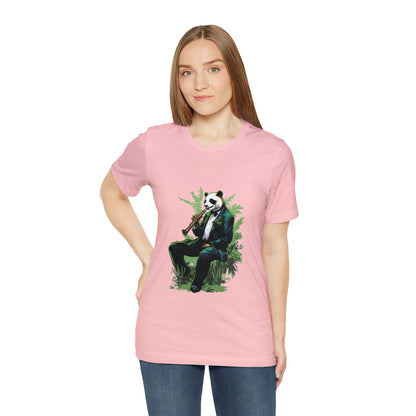 Panda Sax Unisex Jersey Tee