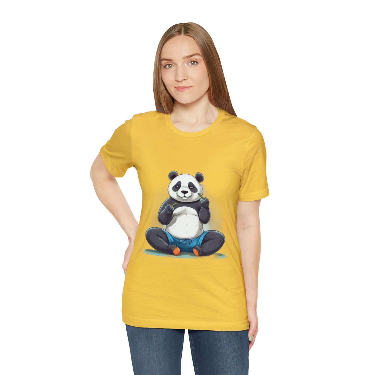 Panda Yoga Tee: For the Fit and Flexible