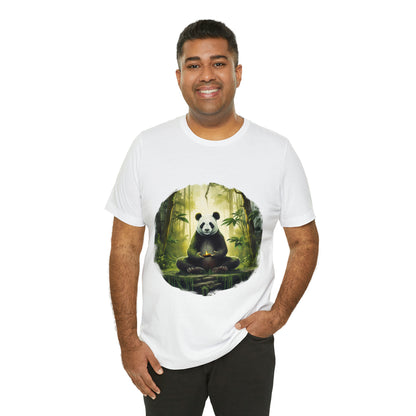 Panda Print Yoga Tee