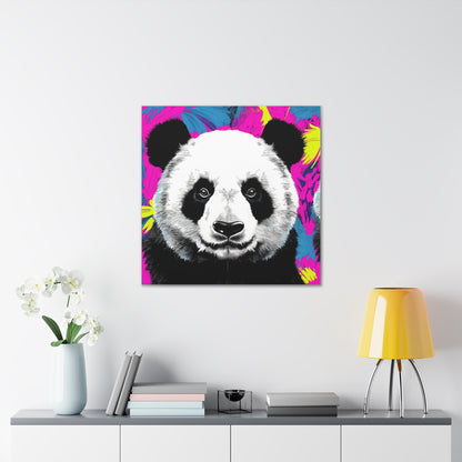 Panda Pattern Canvas Gallery Wrap