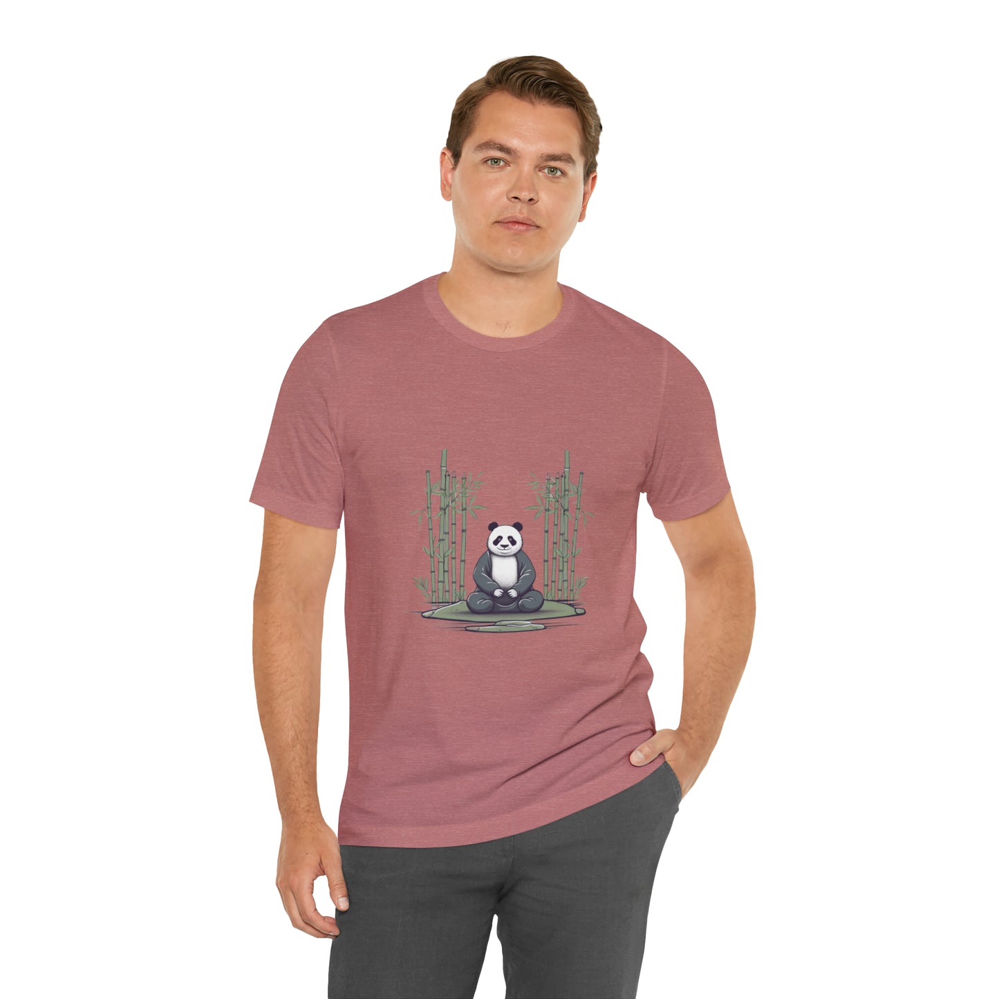 Panda Zen: A Mindful Tee for Unisex