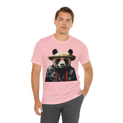 Panda Print Unisex Jersey Tee