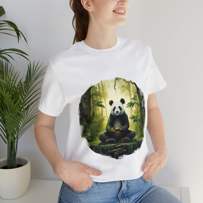 Panda Print Yoga Tee