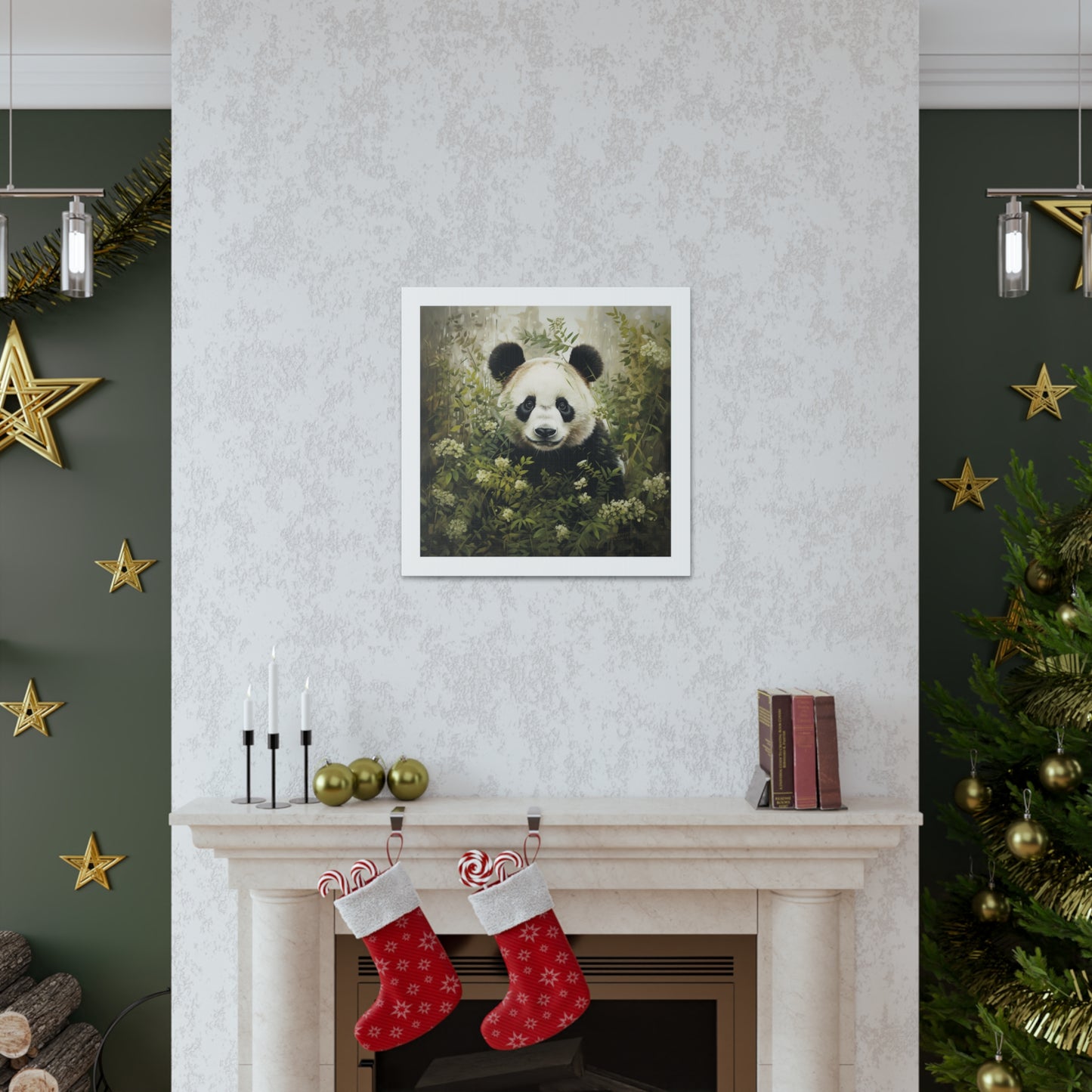 Panda Print with an Artistic Touch