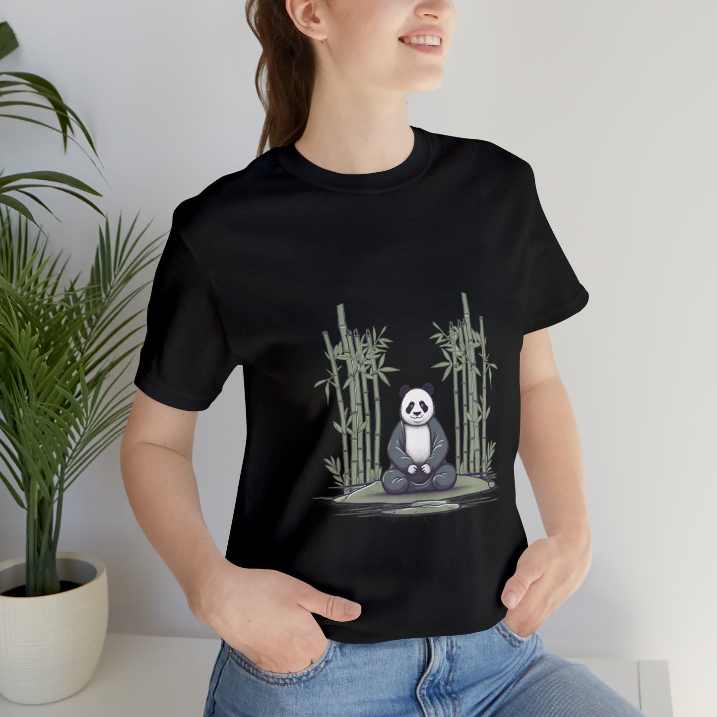 Panda Zen: A Mindful Tee for Unisex