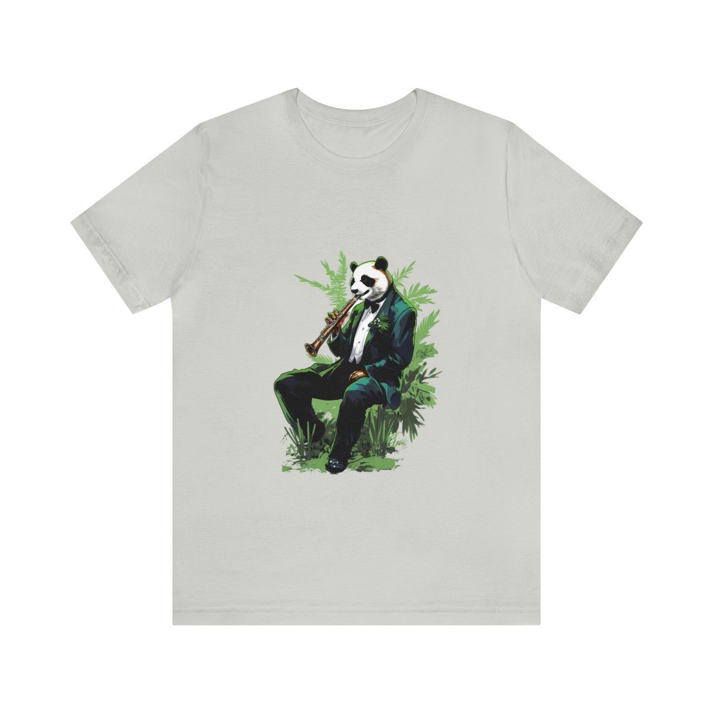 Panda Sax Unisex Jersey Tee