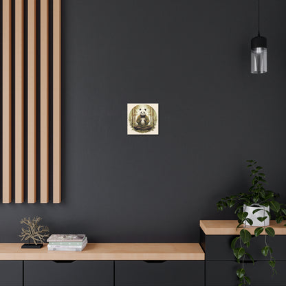 Canvas Gallery Wraps: Panda Print with a Panda Doing Yoga
