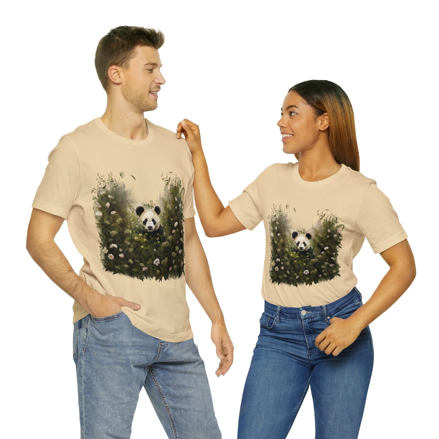 Panda Print Tee - A Tee with an Artistic Touch