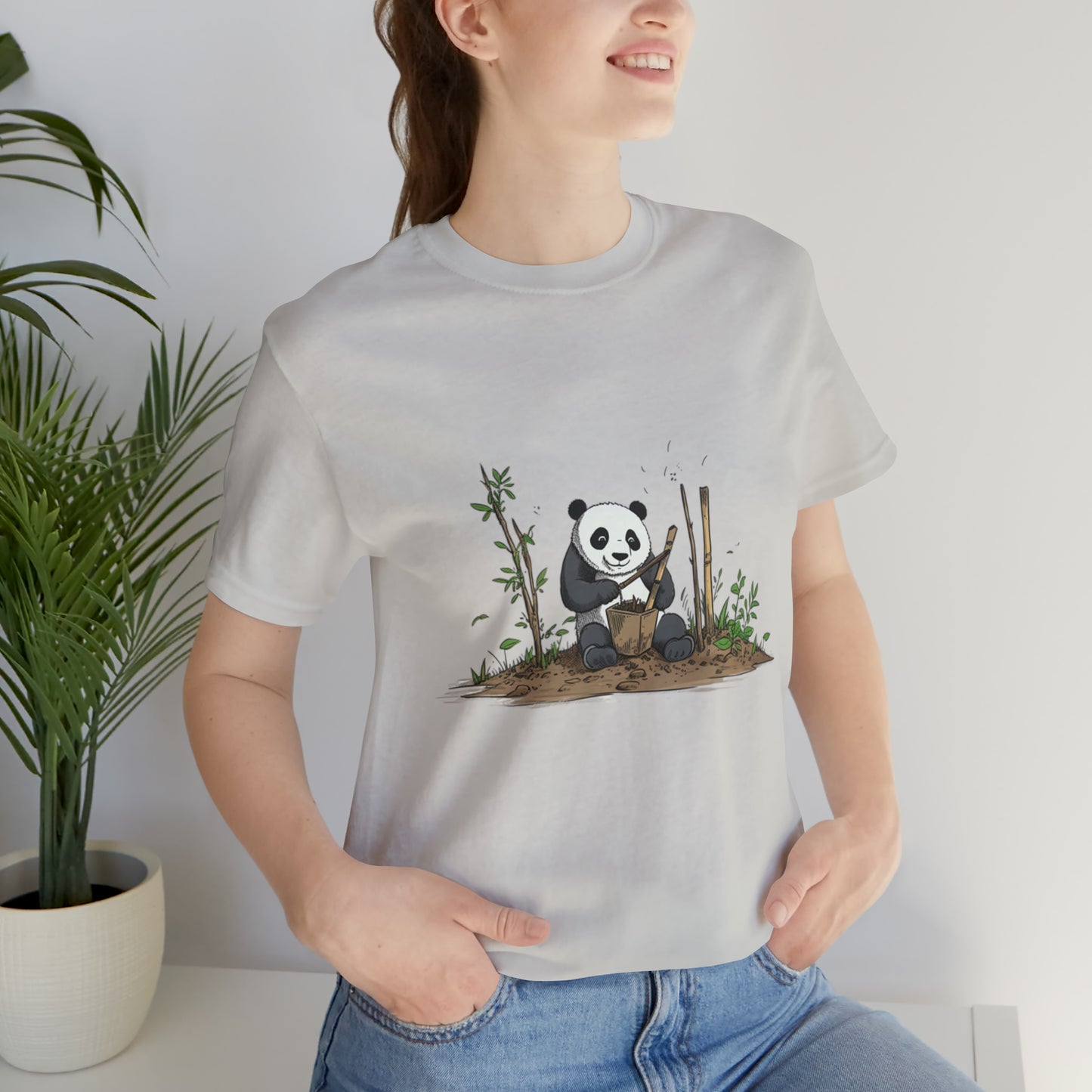 Eco-Panda Unisex Jersey Tee