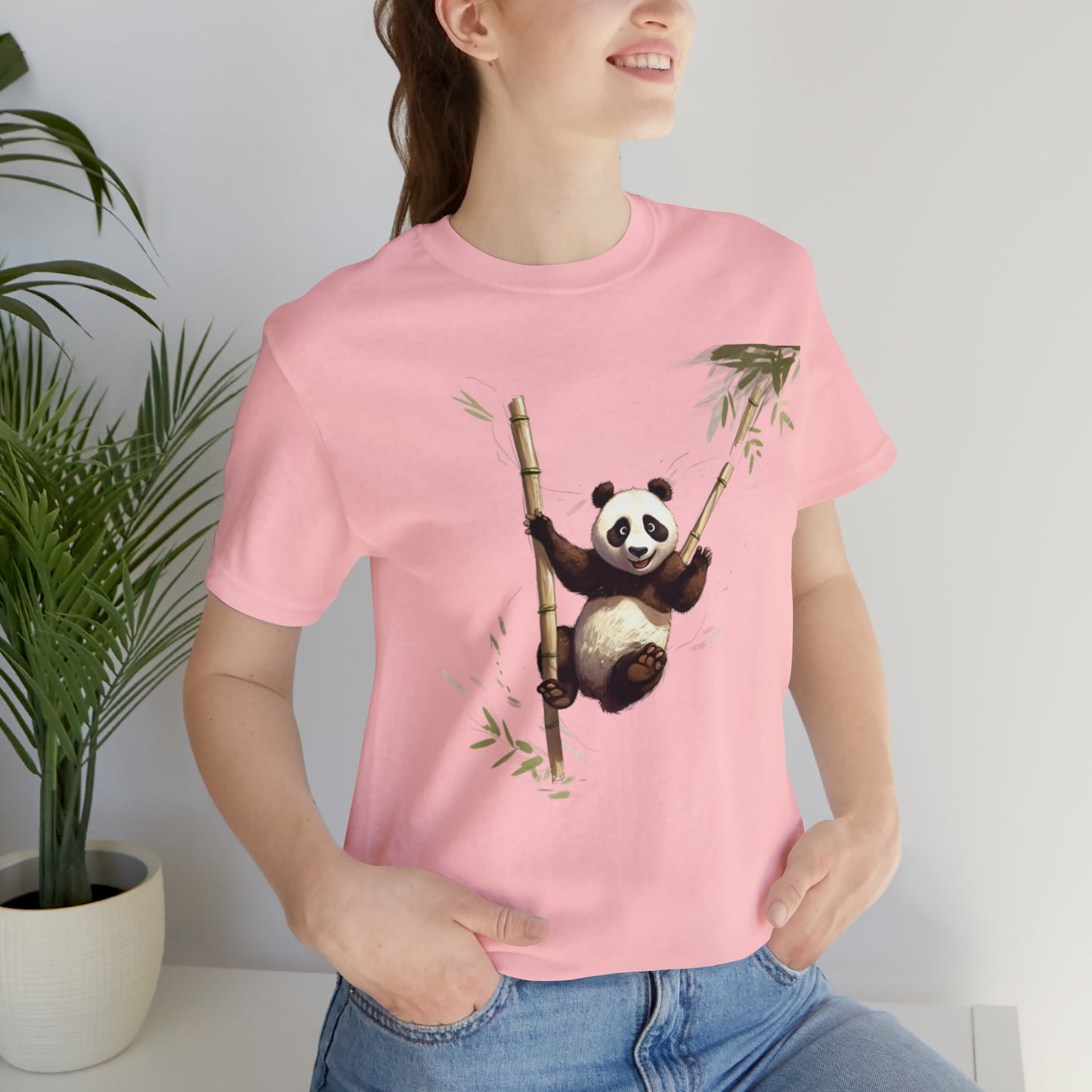 Panda Bungee Jumping Tee