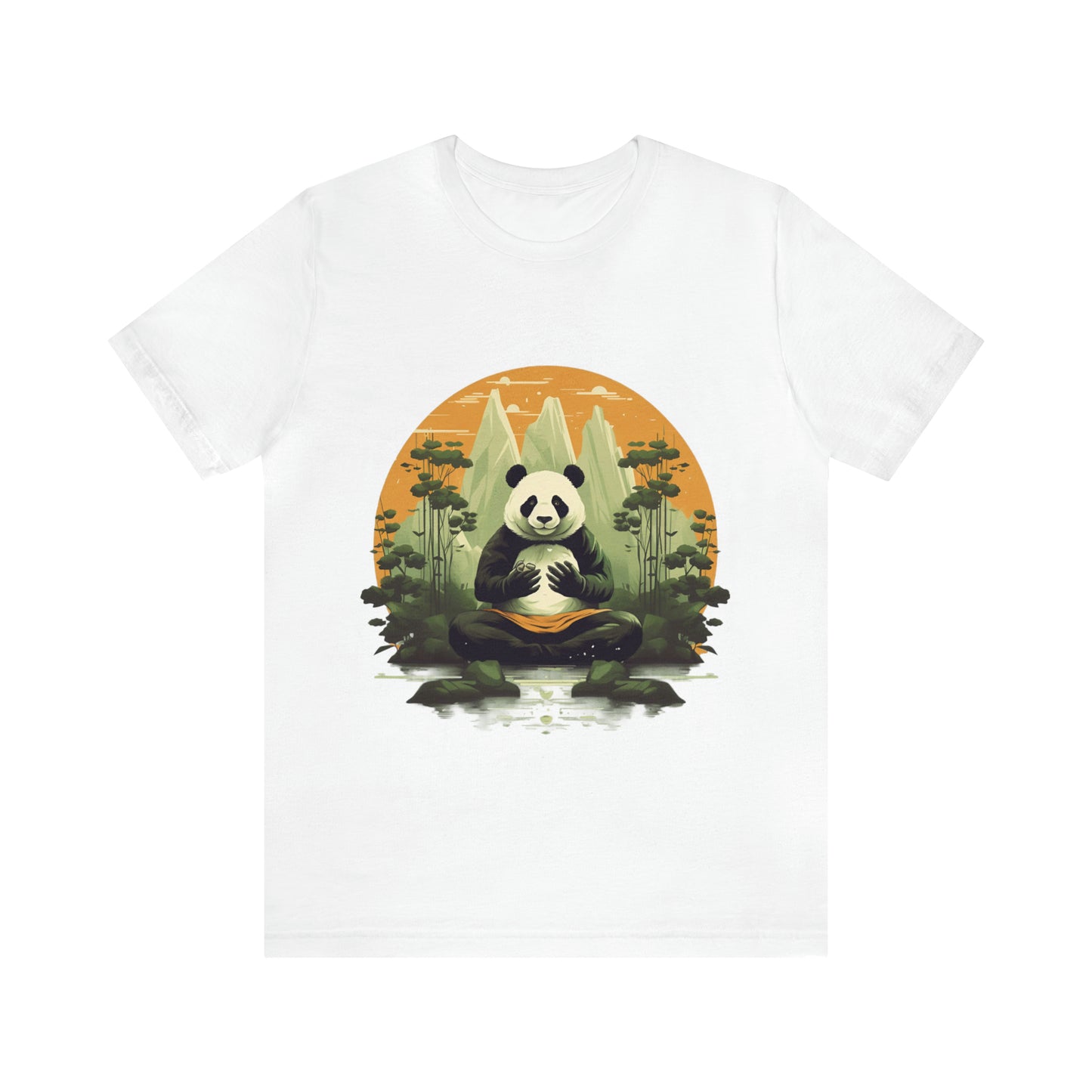 Panda Poses: The Unisex Jersey Short Sleeve Tee