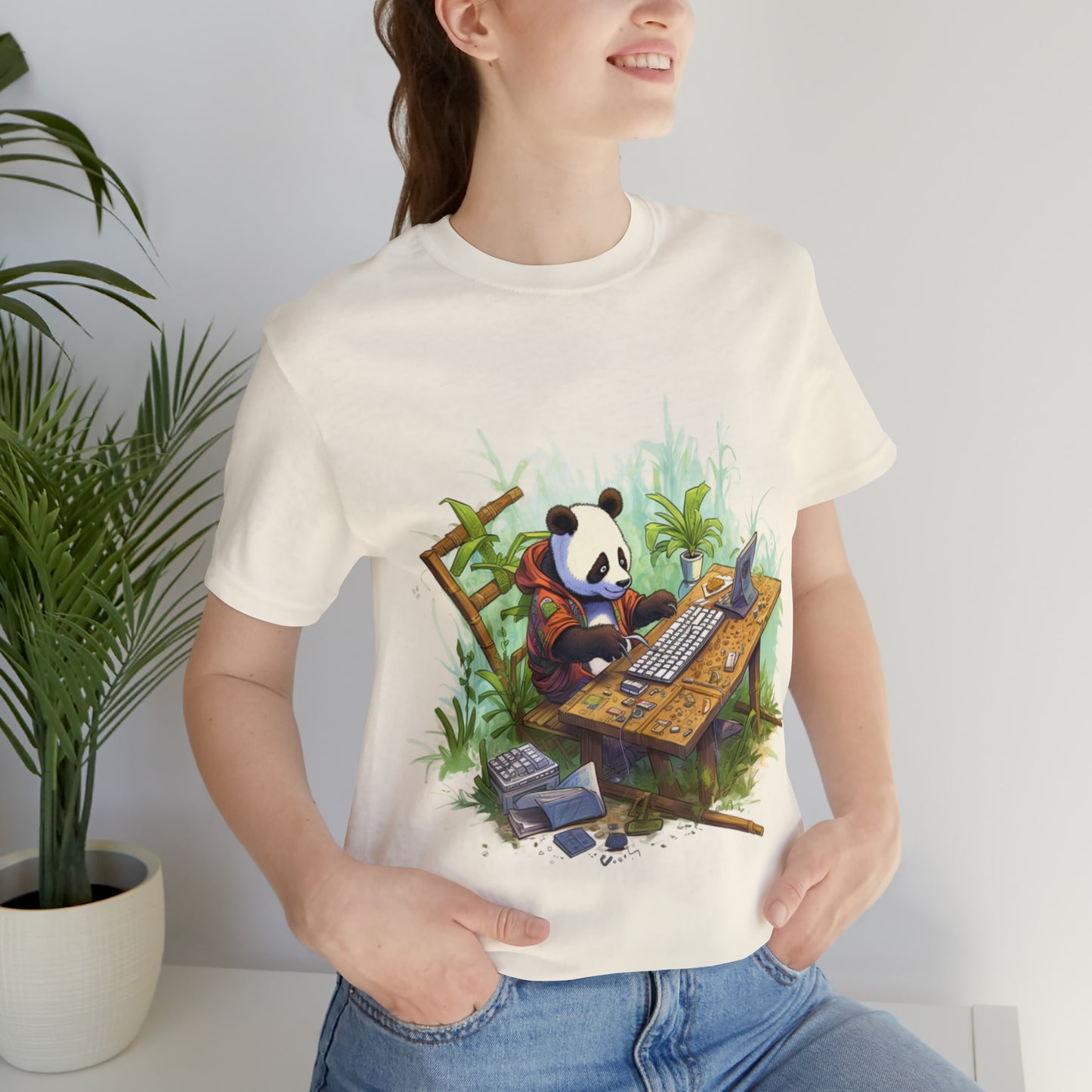 Panda Coding Tee