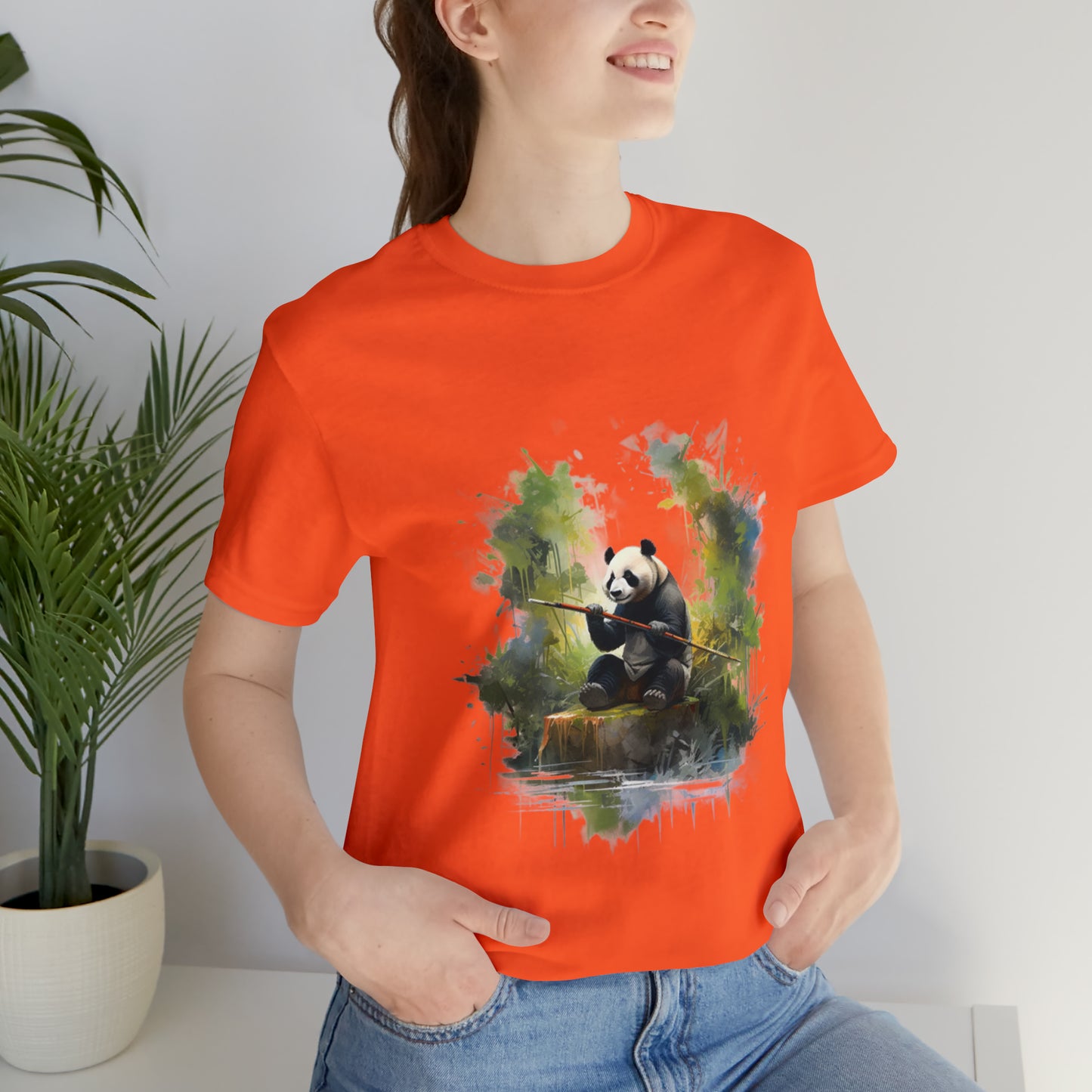 Panda-monium! Unisex Jersey Short Sleeve Tee