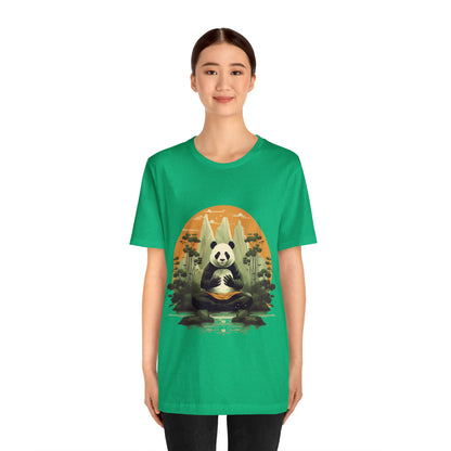 Panda Poses: The Unisex Jersey Short Sleeve Tee