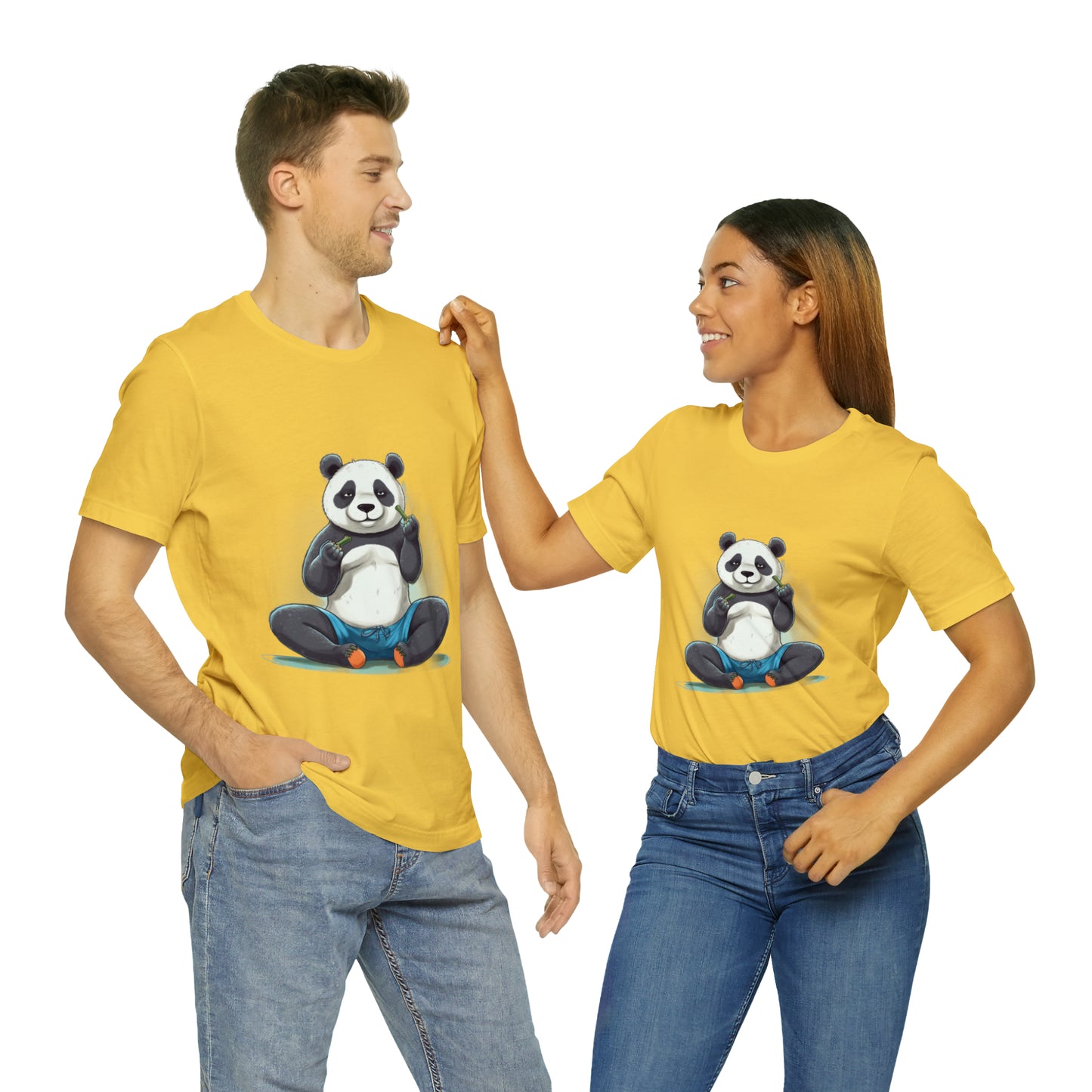 Panda Yoga Tee: For the Fit and Flexible