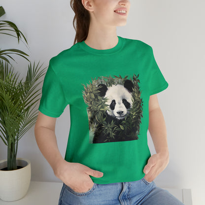 Panda Print Short Sleeve Tee