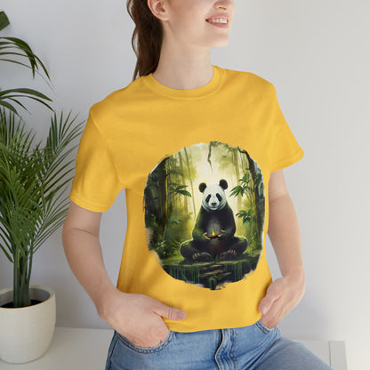 Panda Print Yoga Tee