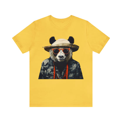 Panda Print Unisex Jersey Tee