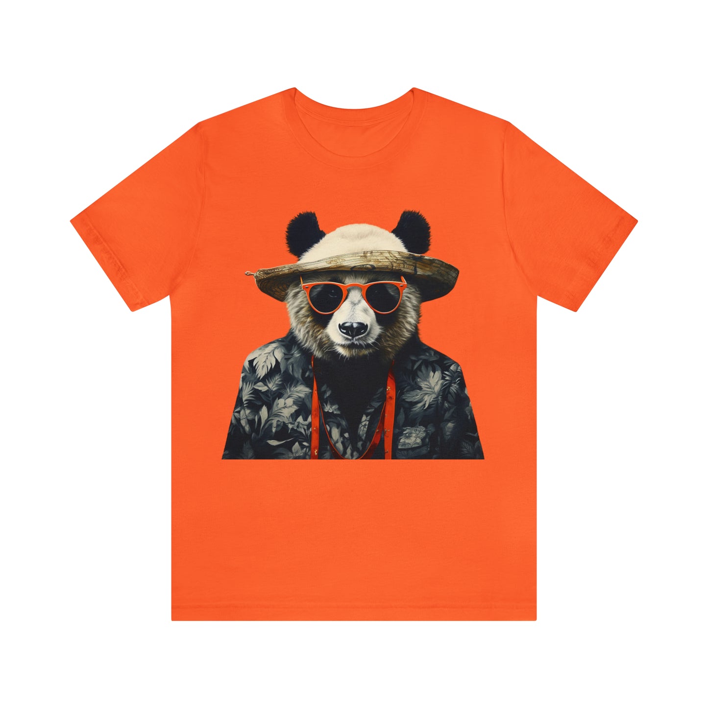 Panda Print Unisex Jersey Tee