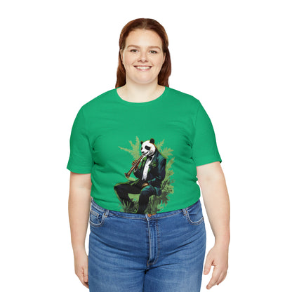 Panda Sax Unisex Jersey Tee