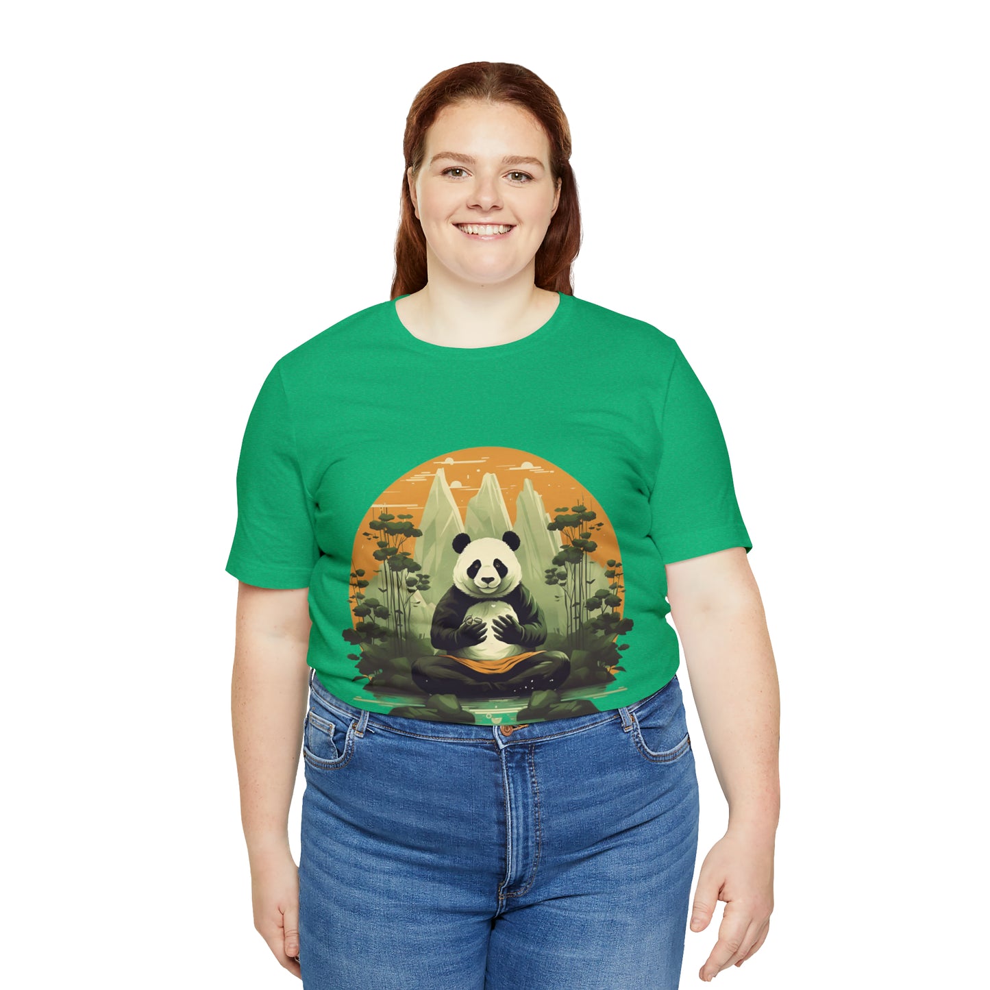 Panda Poses: The Unisex Jersey Short Sleeve Tee