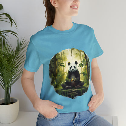 Panda Print Yoga Tee