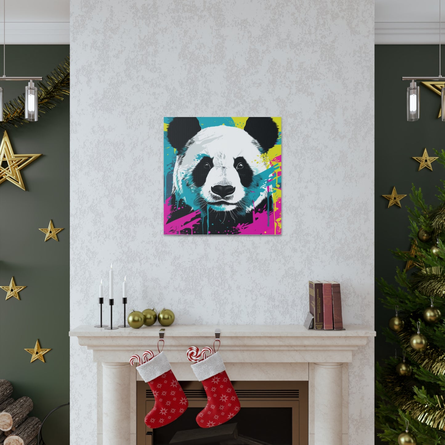 Panda Prints with a Neon Twist