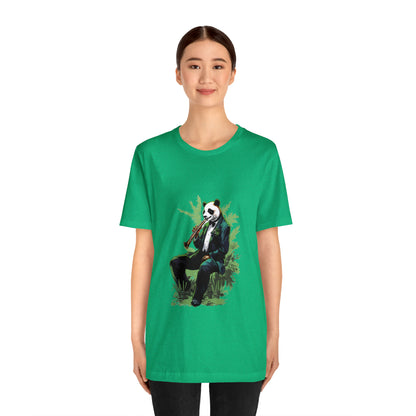 Panda Sax Unisex Jersey Tee