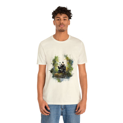 Panda-monium! Unisex Jersey Short Sleeve Tee