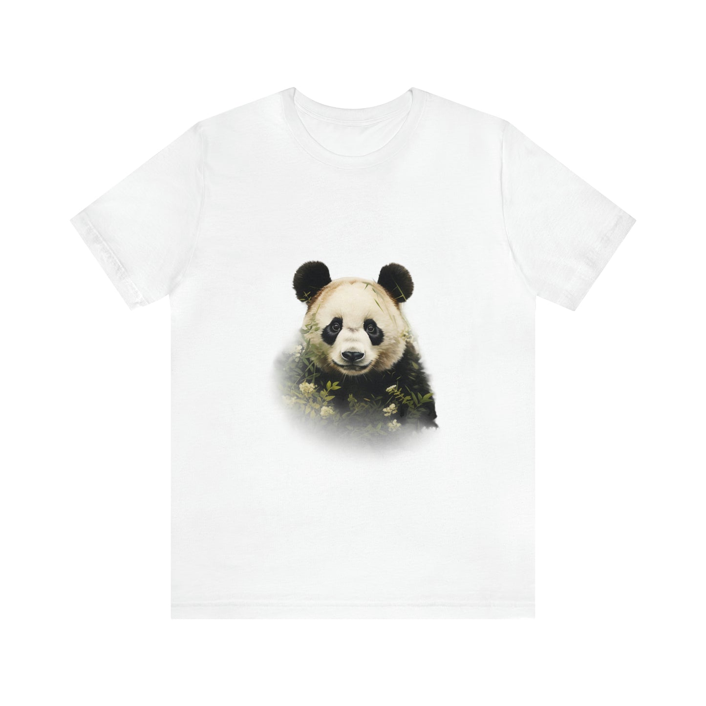 Panda Print Tee with Artistic Touch