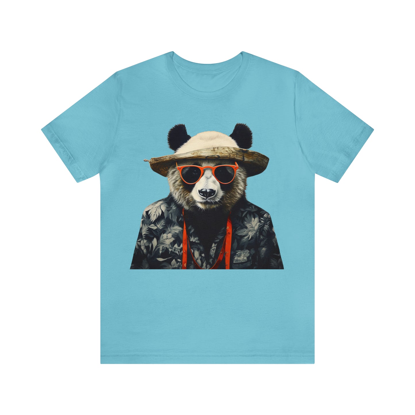 Panda Print Unisex Jersey Tee