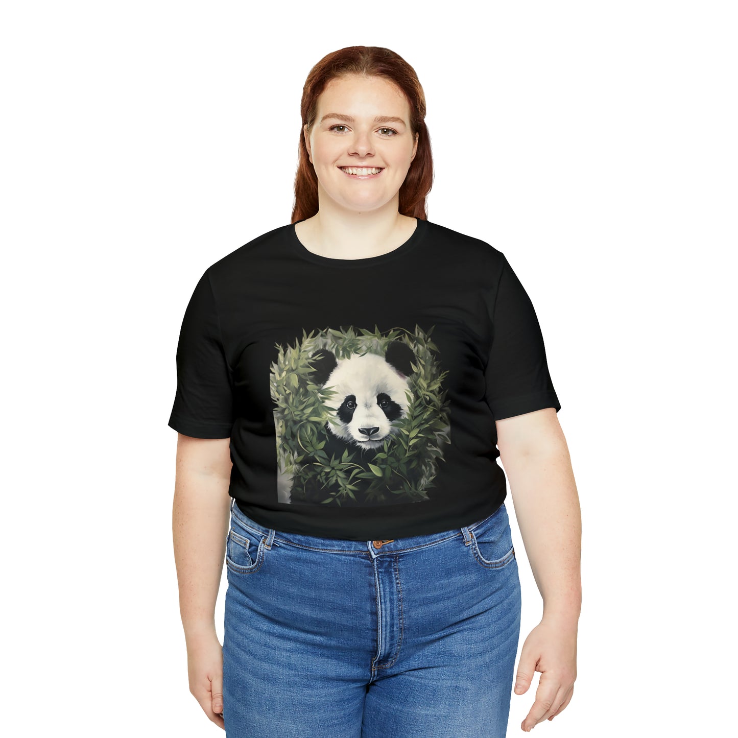 Panda Print Short Sleeve Tee