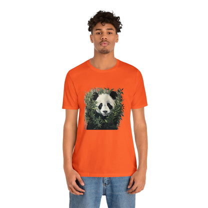 Panda Print Short Sleeve Tee