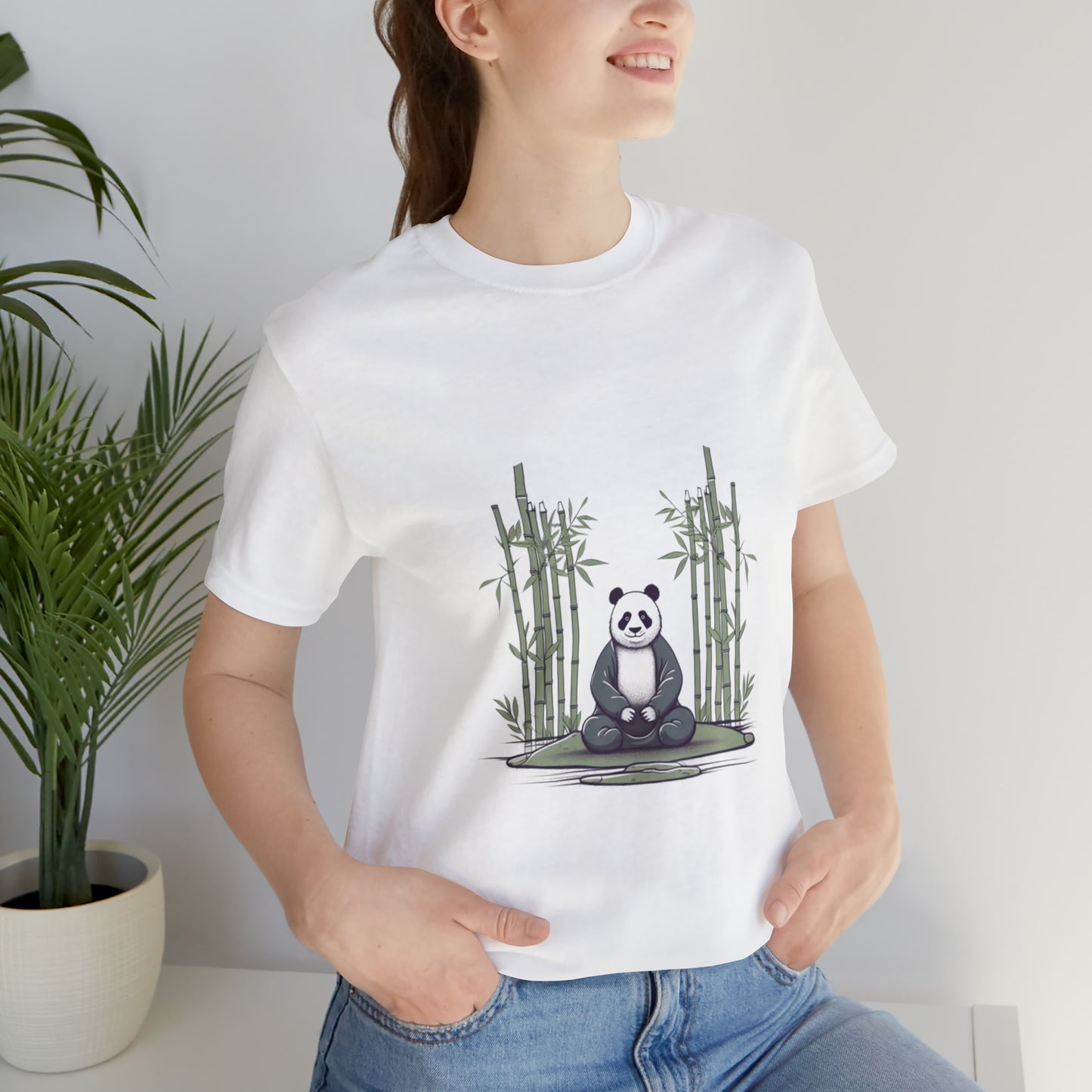 Panda Zen: A Mindful Tee for Unisex