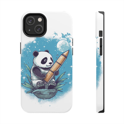 Panda in Space Phone Case