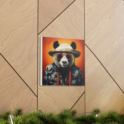 Panda Print with Panda Wearing Sunglasses