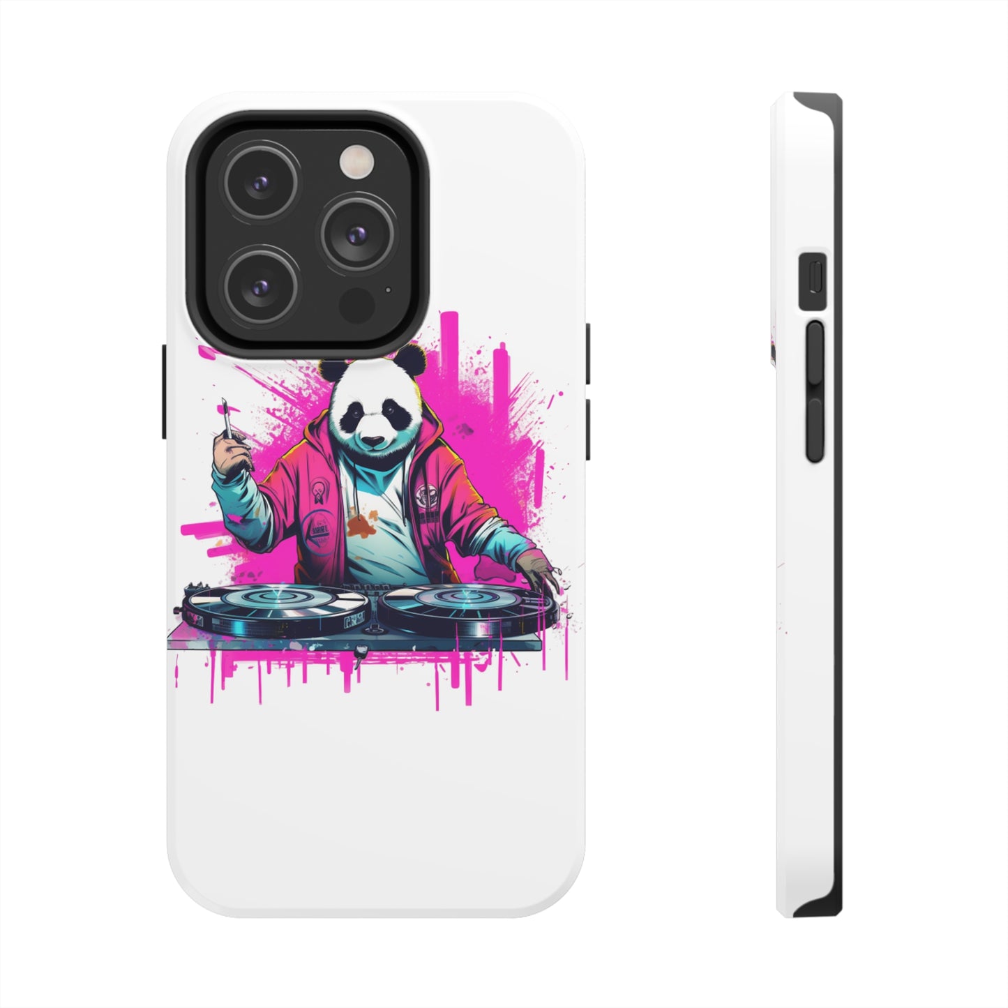 Tough Panda DJ Phone Cases