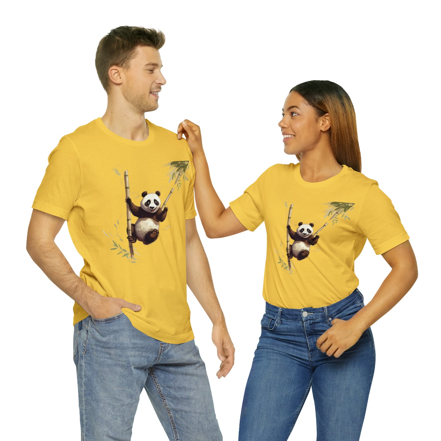 Panda Bungee Jumping Tee